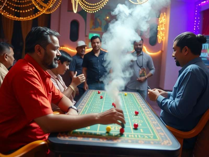 Indian Players Enjoying Tambola Housie